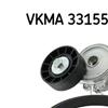 SKF Poly Fan V Ribbed Belt Set VKMA 33155