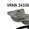 SKF Poly Fan V Ribbed Belt Set VKMA 34106