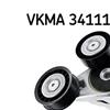 SKF V-Ribbed Belt Set VKMA 34111