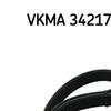 SKF Poly Fan V Ribbed Belt Set VKMA 34217