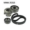 SKF Poly Fan V Ribbed Belt Set VKMA 35315