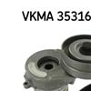 SKF Poly Fan V Ribbed Belt Set VKMA 35316