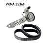 SKF V-Ribbed Belt Set VKMA 35360