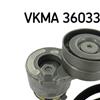 SKF Poly Fan V Ribbed Belt Set VKMA 36033