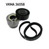 SKF Poly Fan V Ribbed Belt Set VKMA 36058