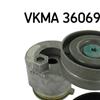 SKF Poly Fan V Ribbed Belt Set VKMA 36069