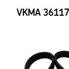 SKF Poly Fan V Ribbed Belt Set VKMA 36117