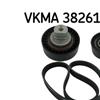 SKF Poly Fan V Ribbed Belt Set VKMA 38261