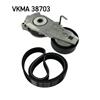 SKF Poly Fan V Ribbed Belt Set VKMA 38703