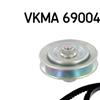 SKF Poly Fan V Belt Set VKMA 69004