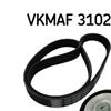 SKF Poly Fan V Ribbed Belt Set VKMAF 31022