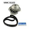 SKF Water Pump And Timing Belt Set VKMC 01103