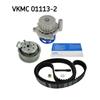 SKF Water Pump And Timing Belt Set VKMC 01113-2