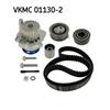 SKF Water Pump And Timing Belt Set VKMC 01130-2