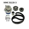 SKF Water Pump And Timing Belt Set VKMC 01130-3