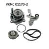 SKF Water Pump And Timing Belt Set VKMC 01170-2