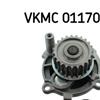 SKF Water Pump And Timing Belt Set VKMC 01170-2