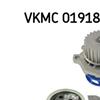 SKF Water Pump And Timing Belt Set VKMC 01918-1