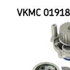 SKF Water Pump And Timing Belt Set VKMC 01918-2