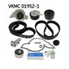 SKF Water Pump And Timing Belt Set VKMC 01952-1