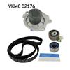 SKF Water Pump And Timing Belt Set VKMC 02176