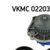 SKF Water Pump And Timing Belt Set VKMC 02203