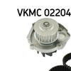 SKF Water Pump And Timing Belt Set VKMC 02204-3