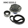 SKF Water Pump And Timing Belt Set VKMC 02210-2