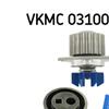 SKF Water Pump And Timing Belt Set VKMC 03100