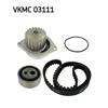 SKF Water Pump And Timing Belt Set VKMC 03111