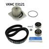 SKF Water Pump And Timing Belt Set VKMC 03121