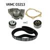 SKF Water Pump And Timing Belt Set VKMC 03213