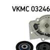 SKF Water Pump And Timing Belt Set VKMC 03246