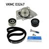 SKF Water Pump And Timing Belt Set VKMC 03247