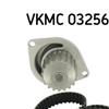 SKF Water Pump And Timing Belt Set VKMC 03256