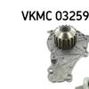 SKF Water Pump And Timing Belt Set VKMC 03259