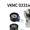 SKF Water Pump And Timing Belt Set VKMC 03314