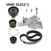 SKF Water Pump And Timing Belt Set VKMC 04212-1