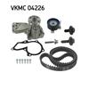 SKF Water Pump And Timing Belt Set VKMC 04226