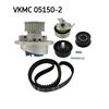 SKF Water Pump And Timing Belt Set VKMC 05150-2