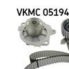 SKF Water Pump And Timing Belt Set VKMC 05194