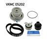 SKF Water Pump And Timing Belt Set VKMC 05202