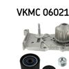 SKF Water Pump And Timing Belt Set VKMC 06021