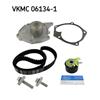 SKF Water Pump And Timing Belt Set VKMC 06134-1