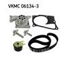 SKF Water Pump And Timing Belt Set VKMC 06134-3