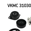 SKF Water Pump And Poly V Ribbed Belt Kit VKMC 31030