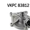 SKF Water Pump And Poly V Ribbed Belt Kit VKMC 33843