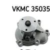 SKF Water Pump And Poly V Ribbed Belt Kit VKMC 35035