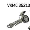 SKF Water Pump And Poly V Ribbed Belt Kit VKMC 35213-1