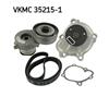 SKF Water Pump And Poly V Ribbed Belt Kit VKMC 35215-1